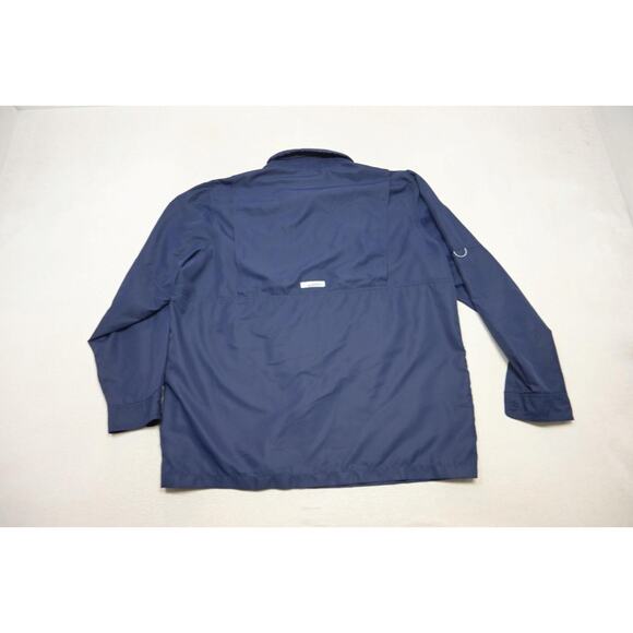 Habit Vented Fishing Shirt Blue Long Sleeve Camping Outdoors Mens Size XL - Picture 8 of 10